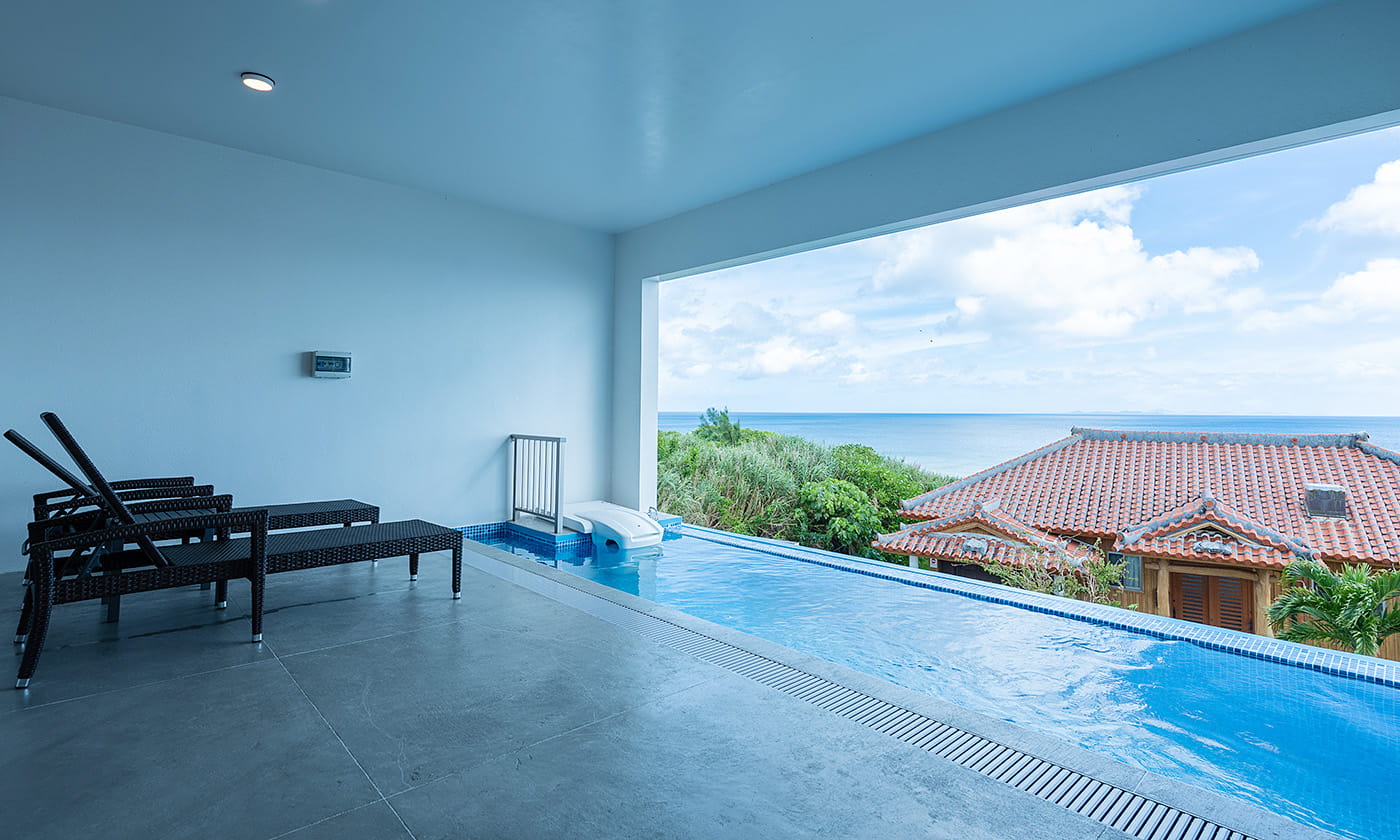 宿泊者専用プール付き 沖縄のヴィラ Raposo Okinawa